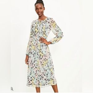 NWT- Loft Garden midi shirtdress size 14